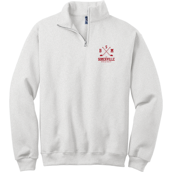 BSM Somerville NuBlend 1/4-Zip Cadet Collar Sweatshirt