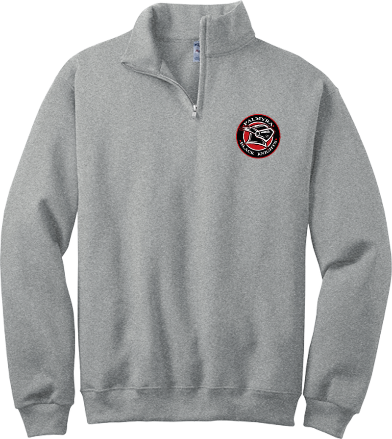 Palmyra Black Knights NuBlend 1/4-Zip Cadet Collar Sweatshirt