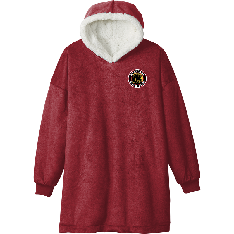 Maryland Black Bears Mountain Lodge Wearable Blanket