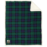 HVM Bulldogs Flannel Sherpa Blanket