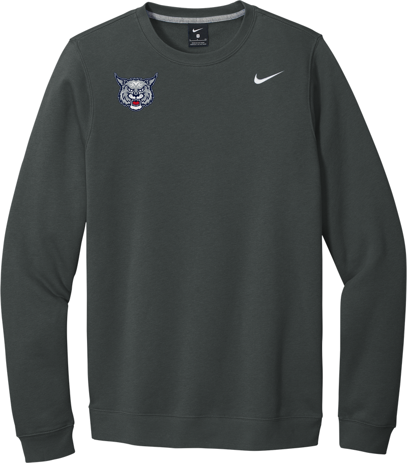 CT Bobcats Nike Club Fleece Crew