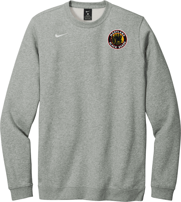 Maryland Black Bears Nike Club Fleece Crew