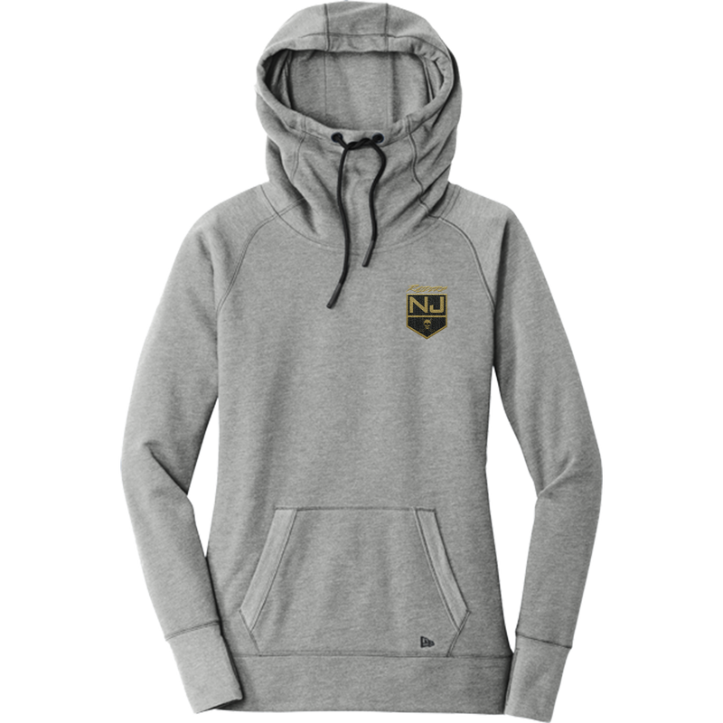 NJ Raiders New Era Ladies Tri-Blend Fleece Pullover Hoodie