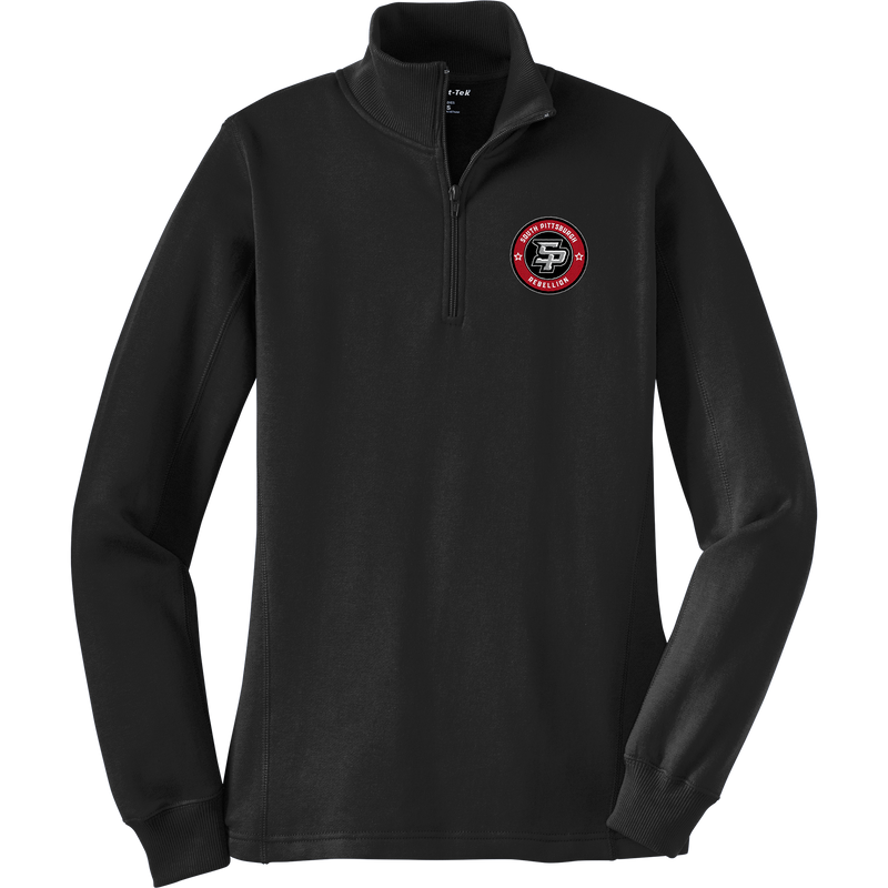 South Pittsburgh Rebellion Ladies 1/4-Zip Sweatshirt