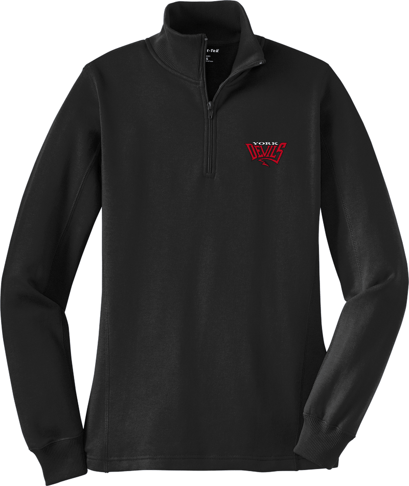 York Devils Ladies 1/4-Zip Sweatshirt