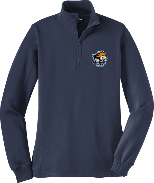 Woodridge Wild Ladies 1/4-Zip Sweatshirt