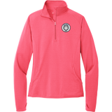 NJ Jets Ladies Sport-Wick Stretch 1/4-Zip Pullover