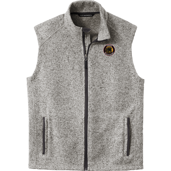 MD Jr. Black Bears Sweater Fleece Vest