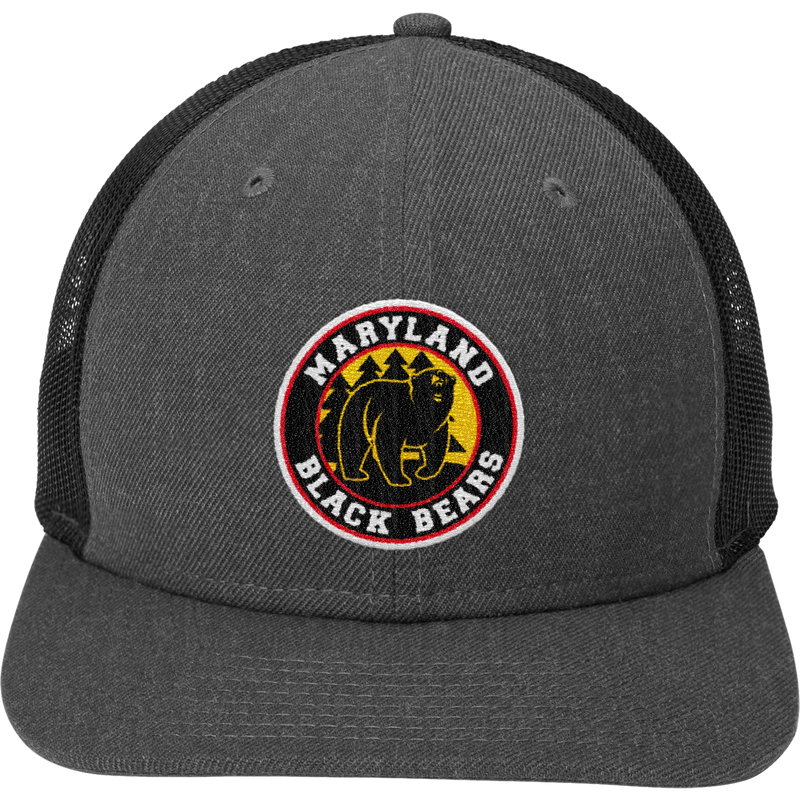 Maryland Black Bears New Era Snapback Low Profile Trucker Cap