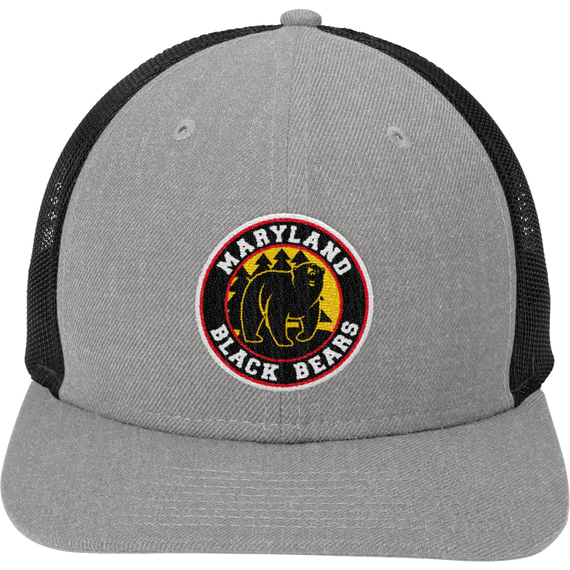 Maryland Black Bears New Era Snapback Low Profile Trucker Cap