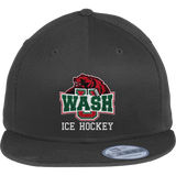 Wash U New Era Flat Bill Snapback Cap