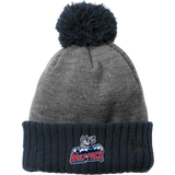 CT Wolfpack South New Era Colorblock Cuffed Beanie