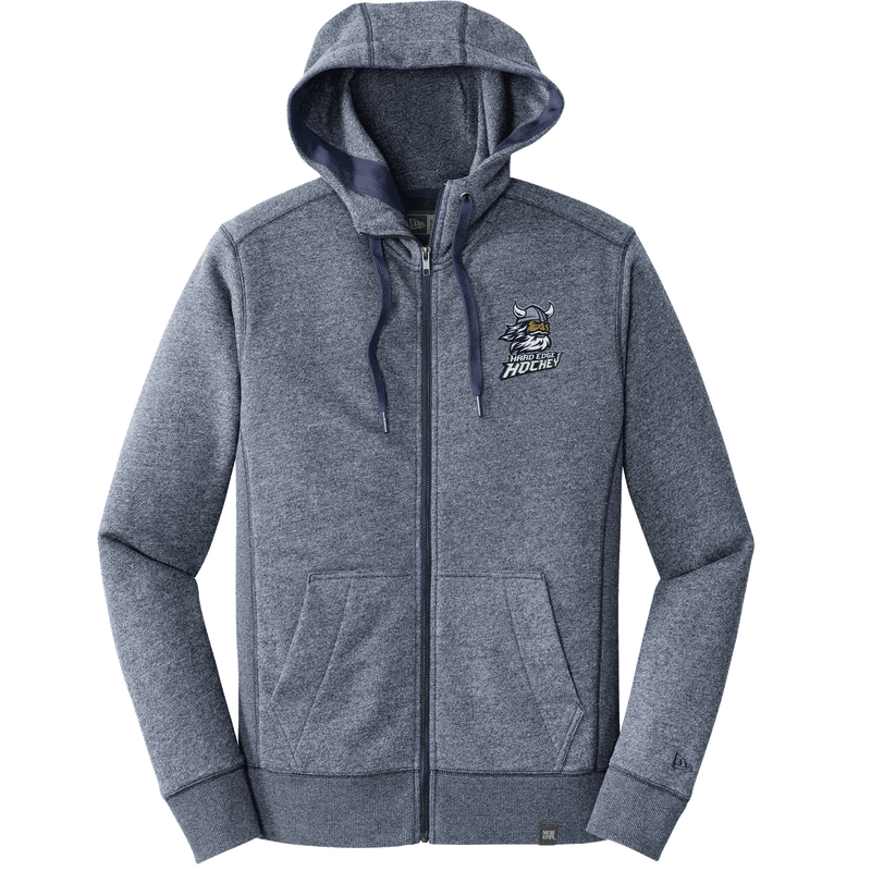 Hard Edge Hockey New Era French Terry Full-Zip Hoodie