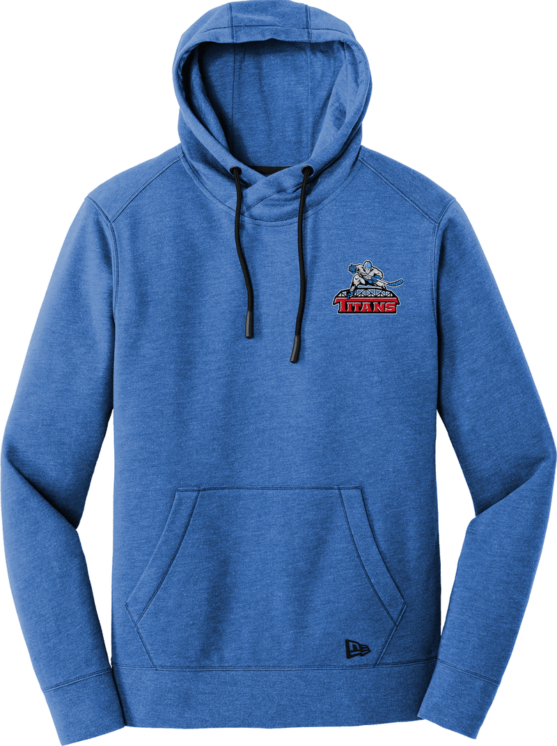 NJ Titans New Era Tri-Blend Fleece Pullover Hoodie