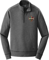 Delaware Ducks New Era Tri-Blend Fleece 1/4-Zip Pullover