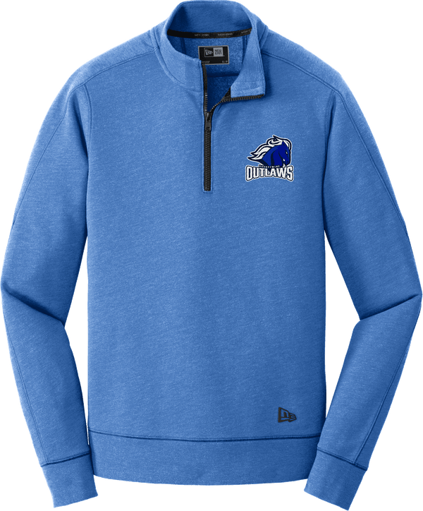 Brandywine Outlaws New Era Tri-Blend Fleece 1/4-Zip Pullover