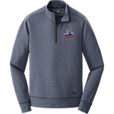 CT Wolfpack South New Era Tri-Blend Fleece 1/4-Zip Pullover