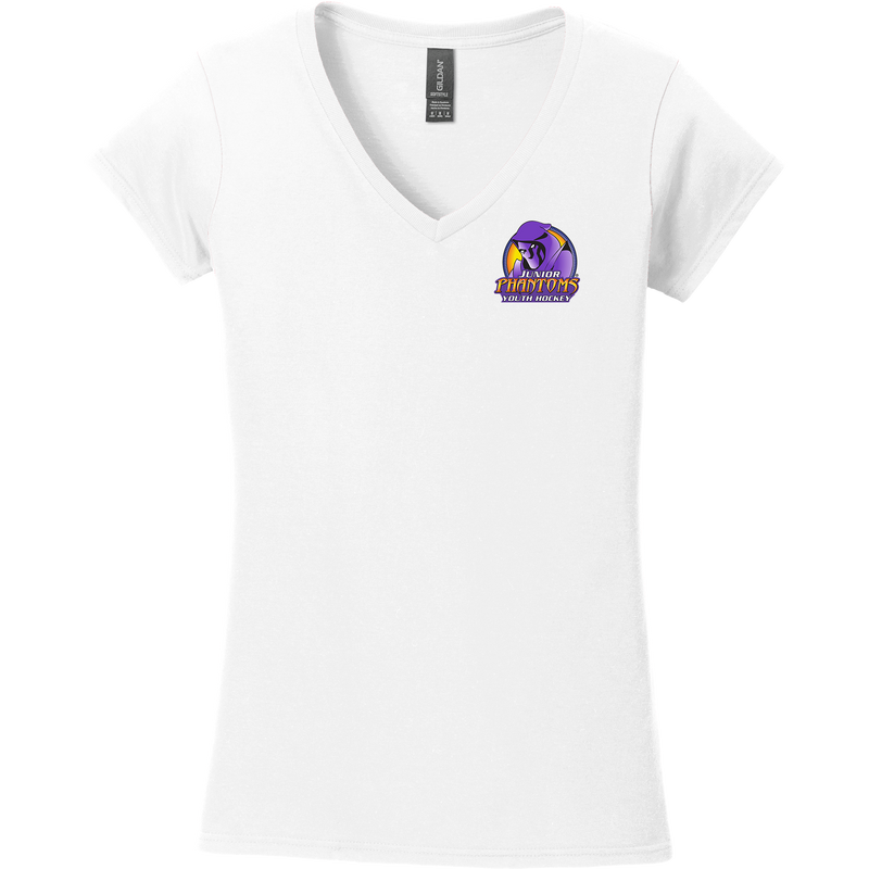 Jr. Phantoms Softstyle Ladies Fit V-Neck T-Shirt