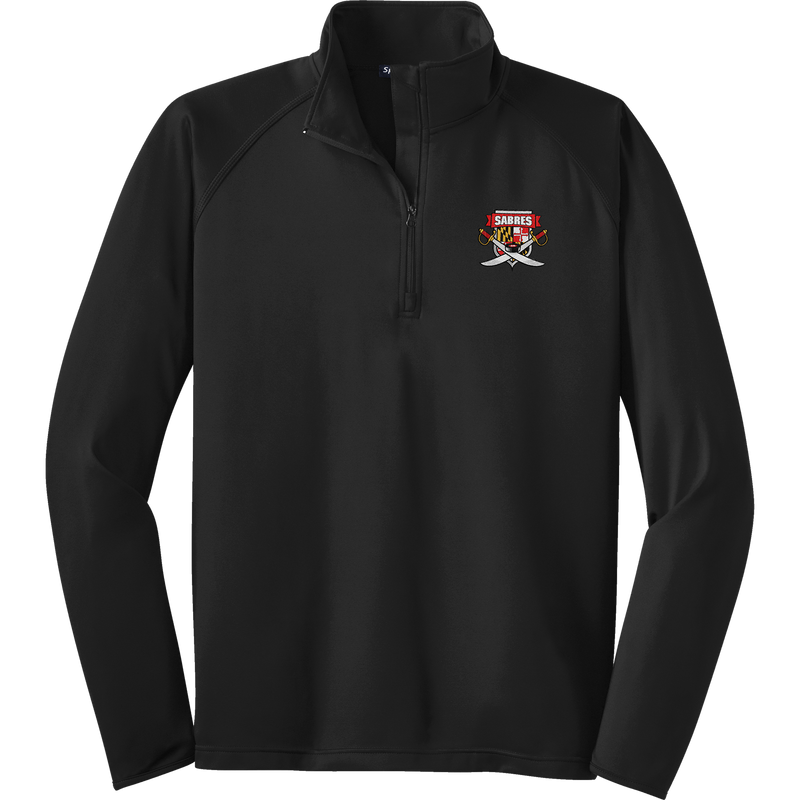 SOMD Sabres Sport-Wick Stretch 1/4-Zip Pullover