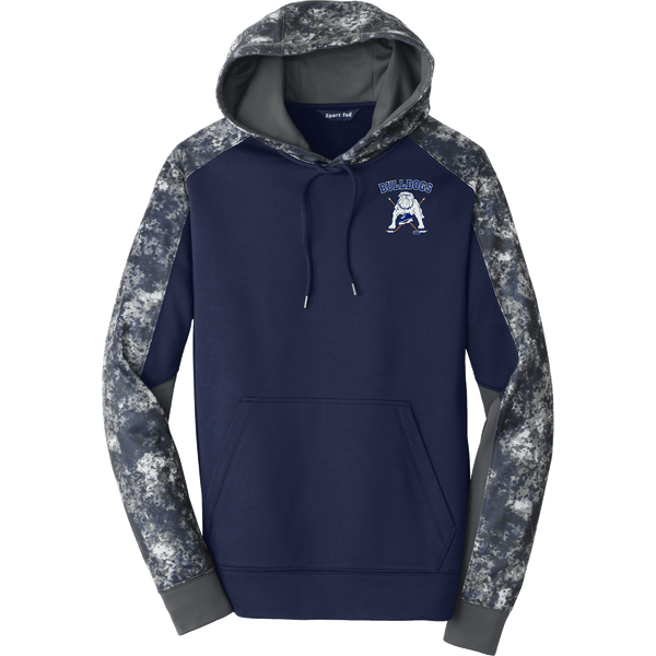 Chicago Bulldogs Sport-Wick Mineral Freeze Fleece Colorblock Hooded Pullover