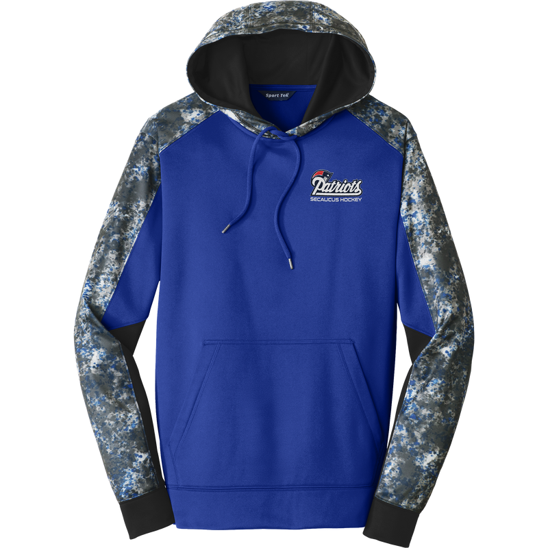 Secaucus Patriots Sport-Wick Mineral Freeze Fleece Colorblock Hooded Pullover