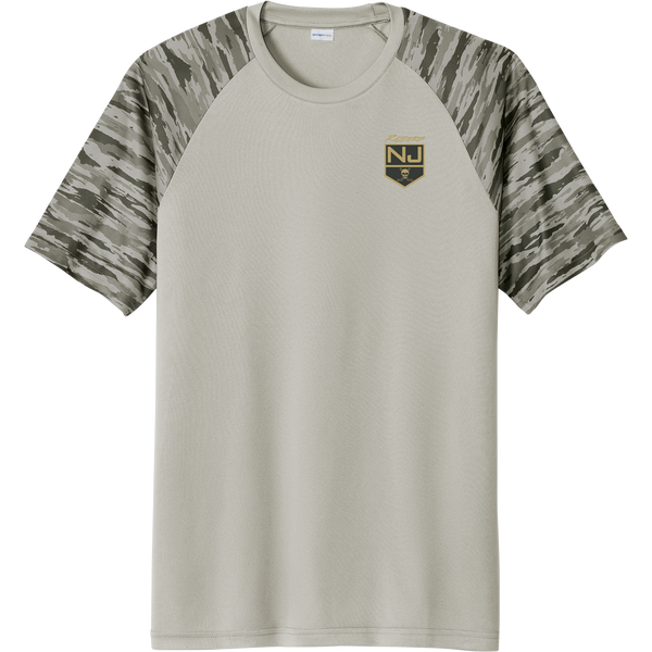 NJ Raiders Drift Camo Colorblock Tee