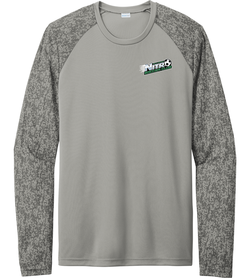 Nitro Soccer Long Sleeve Digi Camo Tee