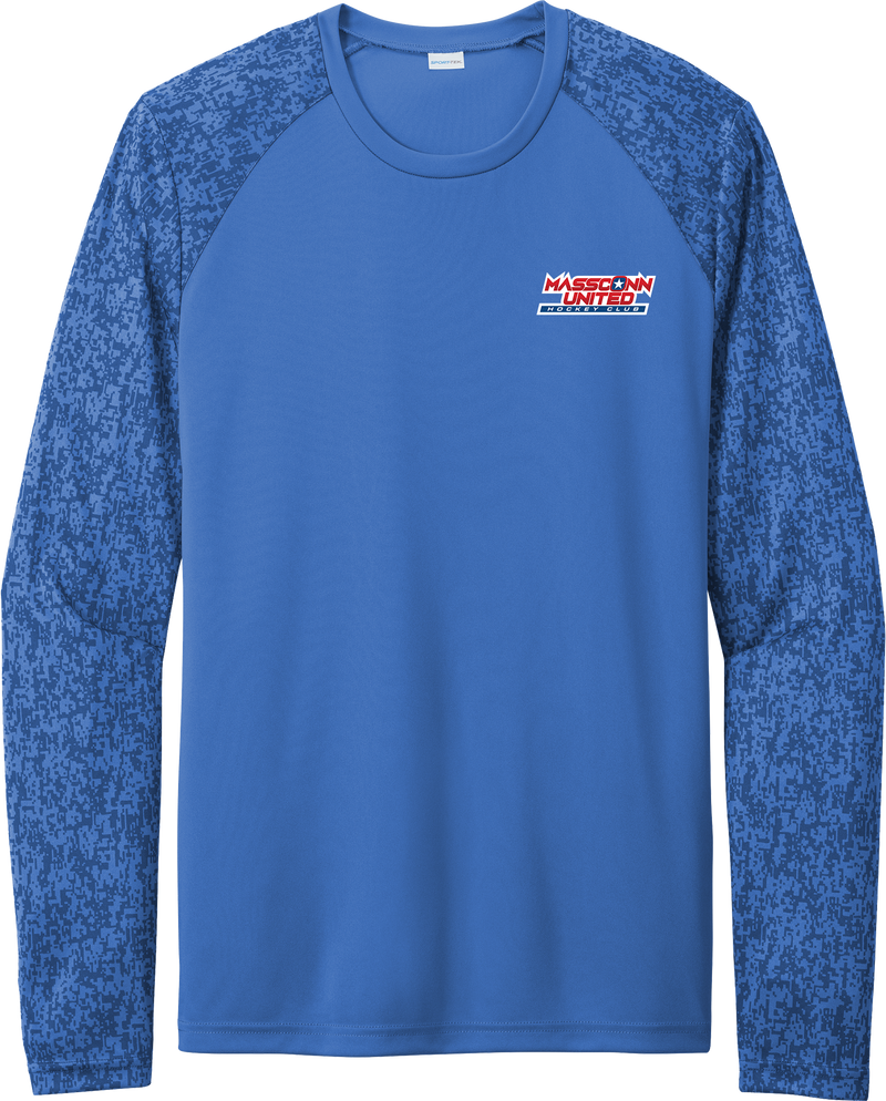 Mass Conn United Long Sleeve Digi Camo Tee