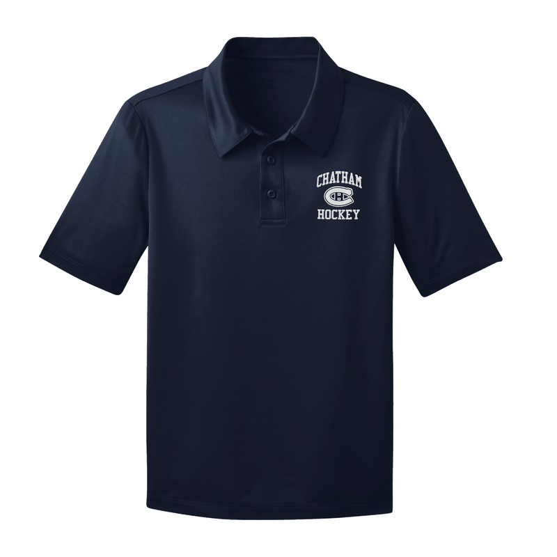 Chatham Hockey Youth Silk Touch Performance Polo