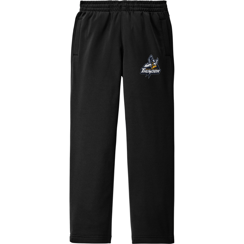 Mon Valley Thunder Youth Sport-Wick Fleece Pant