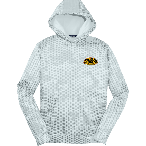 NJ Bears Youth Sport-Wick CamoHex Fleece Hooded Pullover