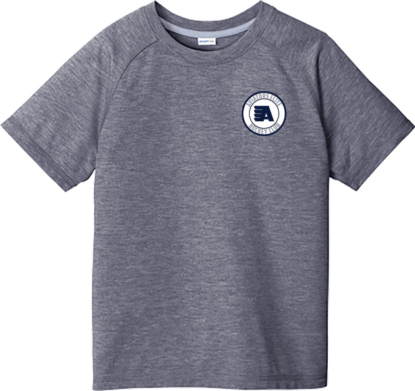 Aspen Aviators Youth PosiCharge  Tri-Blend Wicking Raglan Tee