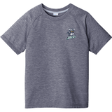 Hard Edge Hockey Youth PosiCharge  Tri-Blend Wicking Raglan Tee