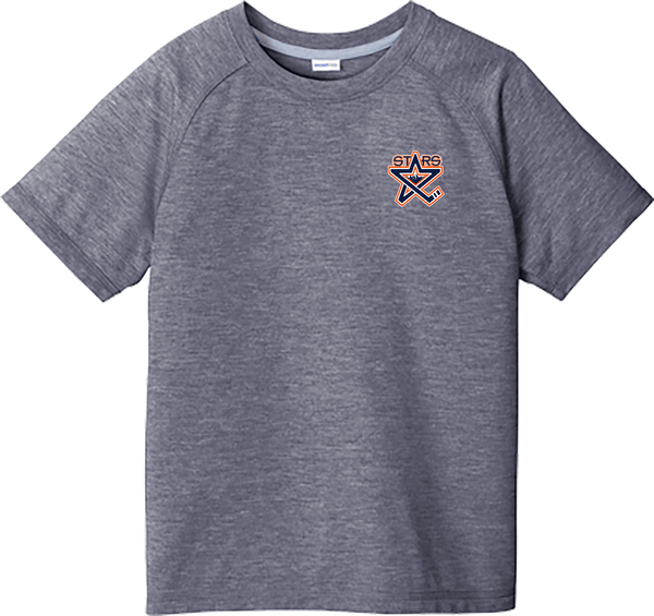 NY Stars Youth PosiCharge  Tri-Blend Wicking Raglan Tee