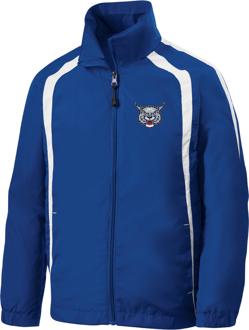 CT Bobcats Youth Colorblock Raglan Jacket