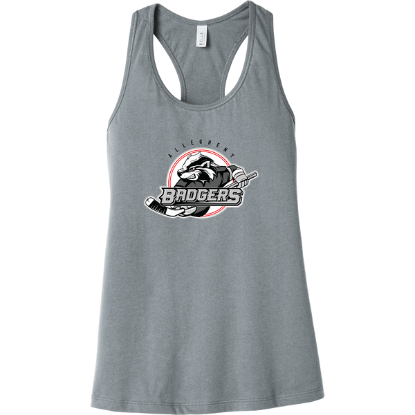 Allegheny Badgers Womens Jersey Racerback Tank