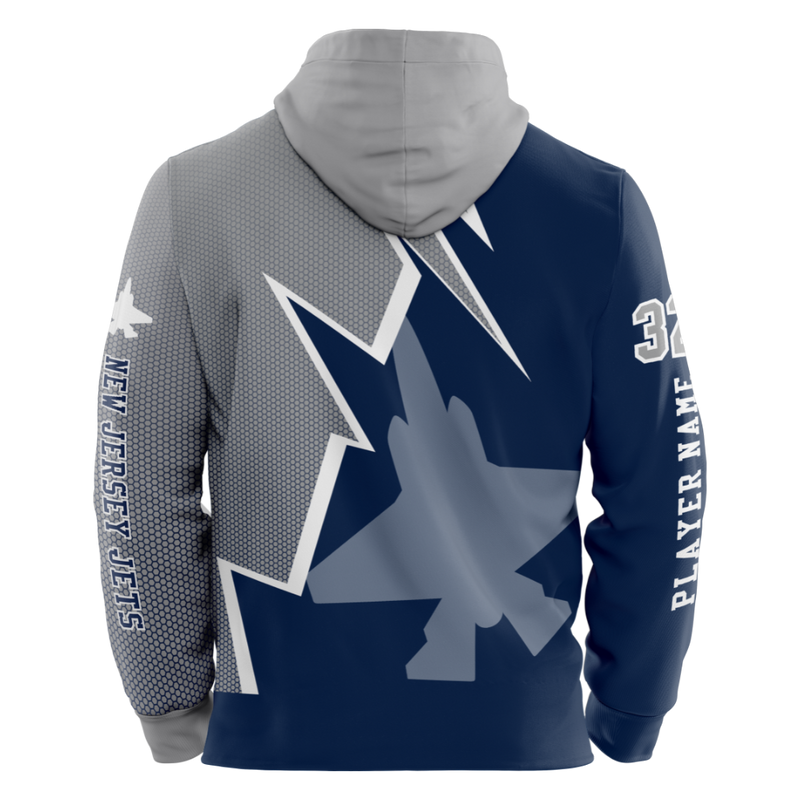 NJ Jets Adult Sublimated Hoodie